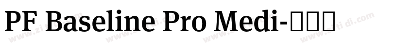 PF Baseline Pro Medi字体转换 PF Baseline Pro Medi字体转换